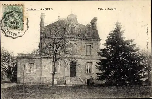 Ak Angers Maine et Loire, Villa a Andard