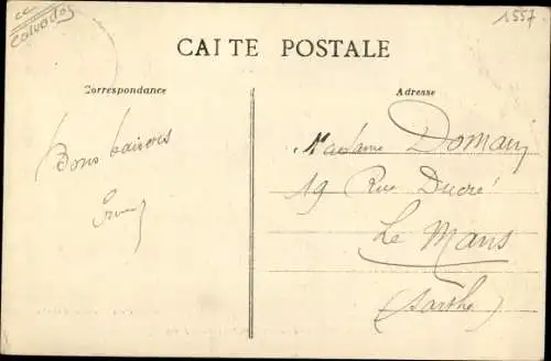 Ak Caen Calvados, Boulevard Saint Pierre, Marche aux fleurs