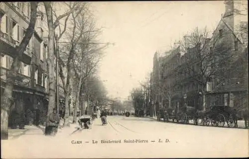 Ak Caen Calvados, Boulevard Saint Pierre