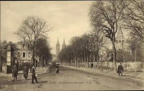 Ak Caen Calvados, Boulevard Bertrand