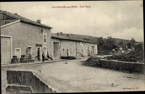 Ak Cousances au Bois Meuse, Rue Basse