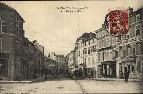 Ak Commercy Lothringen Meuse, Rue Bas de la Place