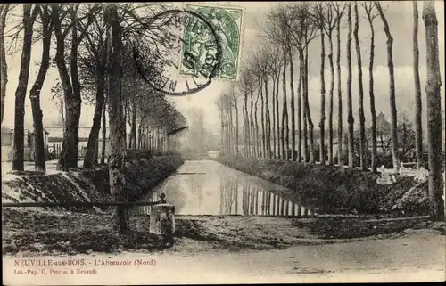 Ak Neuville aux Bois Loiret, L'Abreuvoir