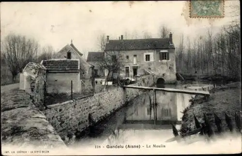 Ak Gandelu Aisne, Le Moulin