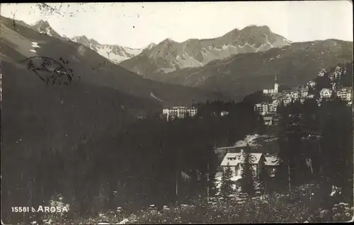 Ak Arosa Plessur Graubünden, Panorama