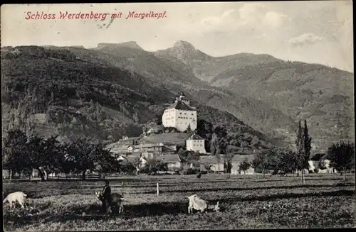 Ak Werdenberg Sankt Gallen Stadt Schweiz, Schloss mit Margelkopf