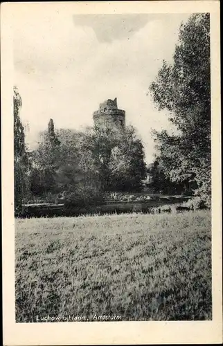 Ak Lüchow im Wendland, Blick auf den Amtsturm