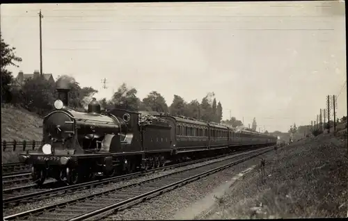 Ak Britische Eisenbahn, Dampflokomotive 372, LSWR