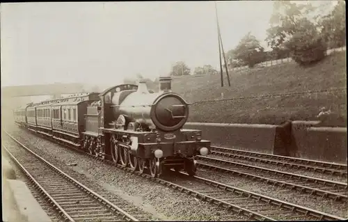 Ak Britische Eisenbahn, Dampflokomotive GW 174