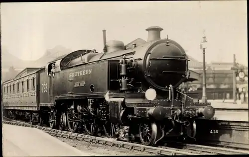 Ak Britische Eisenbahn, Dampflokomotive 793, Southern Railway, River Ouse