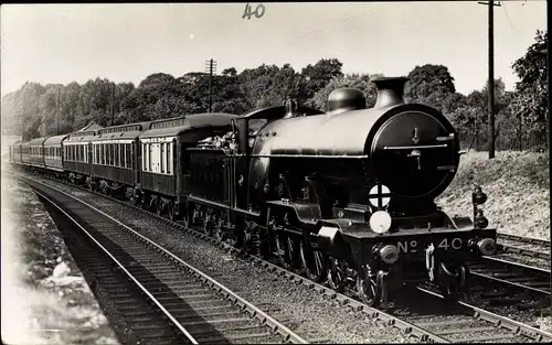 Ak Britische Eisenbahn, Dampflokomotive 40, 4135, LB & SC