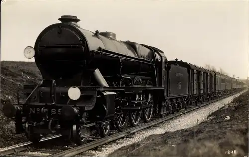 Ak Britische Eisenbahn, Dampflokomotive 851, Southern Railway