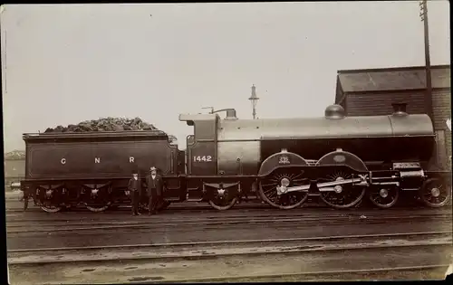 Ak Britische Eisenbahn, Dampflokomotive 1442, GNR