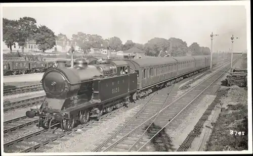 Ak Britische Eisenbahn, Dampflokomotive 5128, LNER