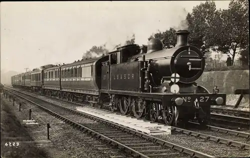 Ak Britische Eisenbahn, Dampflokomotive 27, LB & SCR