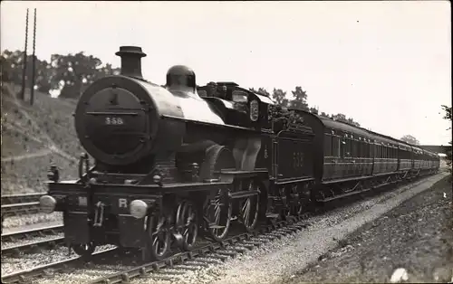 Ak Britische Eisenbahn, Dampflokomotive 558, MR