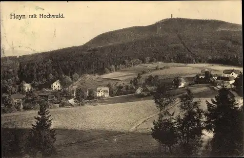 Ak Hayn Oybin Oberlausitz, Hochwald, Panorama