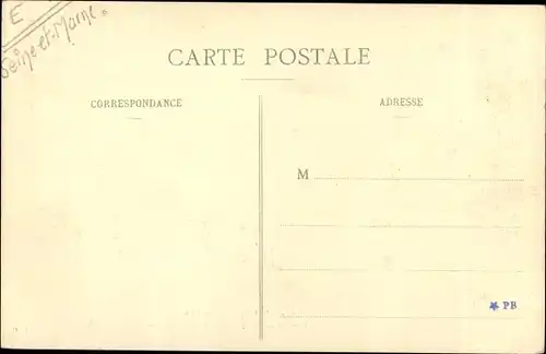 Ak Meaux Seine-et-Marne, Rue de l'Abreuvoir, Inondation des 25, 26 et 27 Janvier 1910