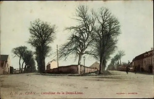 Ak Caen Calvados, Carrefour de la Demi Lune