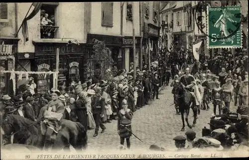 Ak Bourges Cher, Fetes de L'Argentier Jacques Coeur a Bourges