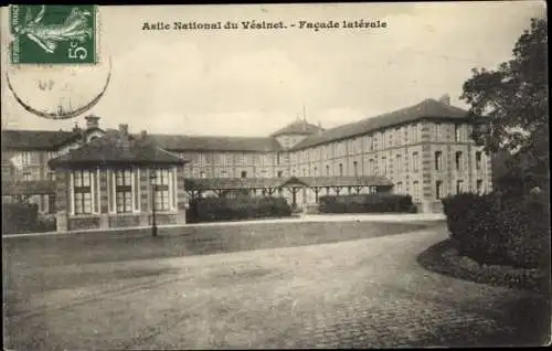 Ak Le Vésinet Yvelines, Asile National, Facade latérale