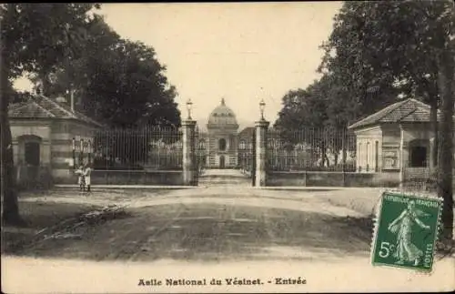 Ak Le Vésinet Yvelines, Asile National, entrée