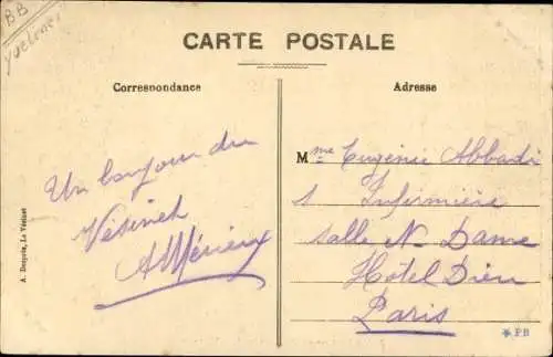 Ak Le Vésinet Yvelines, Asile National, entrée