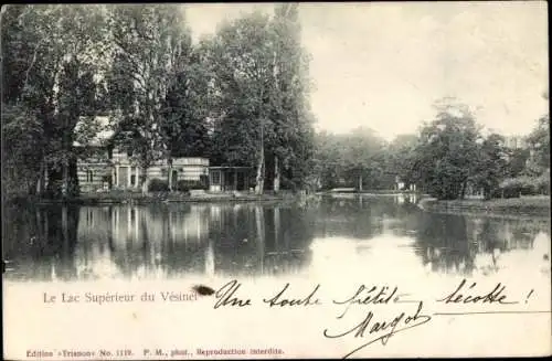 Ak Le Vésinet Yvelines, Lac supérieur