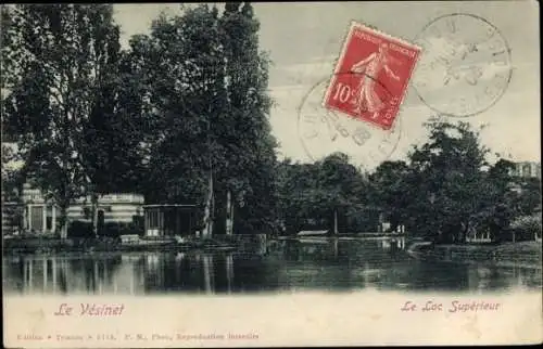 Ak Le Vésinet Yvelines, Lac Supérieur