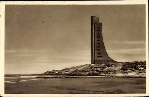 Ak Laboe in Schleswig Holstein, Gesamtansicht, Küstenpanorama