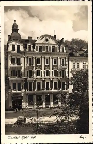 Ak Karlovy Vary Karlsbad Stadt, Hotel Post