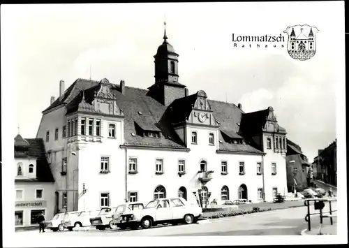 Ak Lommatzsch Sachsen, Rathaus