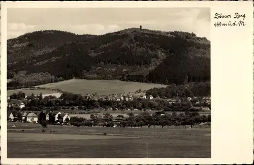 Ak Löbau in Sachsen, Panorama, Löbauer Berg