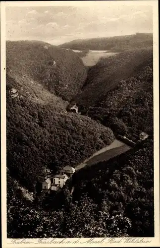 Ak Traben Trarbach Rheinland Pfalz, Mosel, Panorama, Bad Wildstein