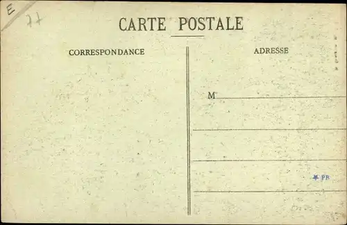 Ak La Ferté Gaucher Seine et Marne, Ferme de la Commanderie, vue générale, personnes