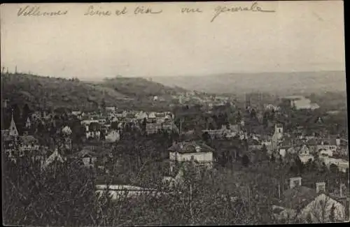 Ak Villennes sur Seine Yvelines, vue générale