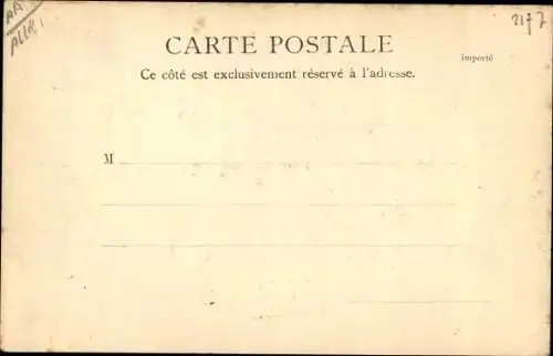 Ak Vichy Allier, Rue de Nimes