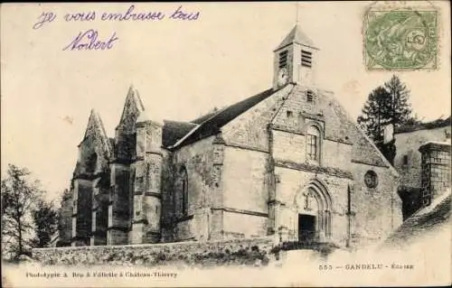 Ak Gandelu Aisne, Eglise
