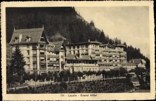 Ak Leysin Kanton Waadt, Grand Hotel