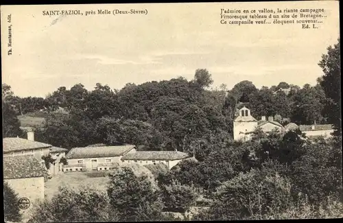 Ak Saint Faziol Deux Sèvres, pres Melle