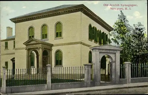 Judaika Ak Newport Rhode Island USA, Old Jewish Synagogue