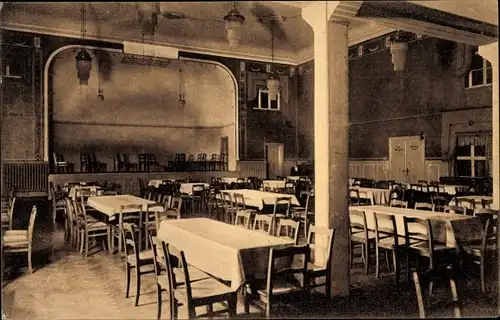 Ak Bischofswerda in Sachsen, Hotel Goldne Sonne, Saal