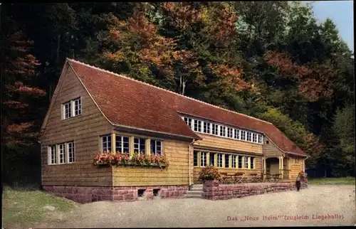 Ak Monbachtal, Bad Liebenzell im Schwarzwald, Jugenderholungsheim, Das neue Heim, Liegehalle