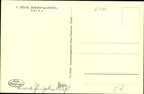 Ak Fulda in Osthessen, Blick in die Pauluspromenade