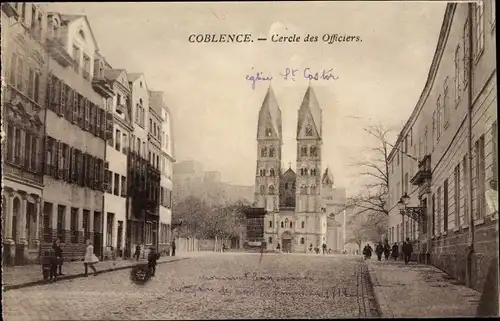 Ak Koblenz am Rhein, Cercle des Officiers