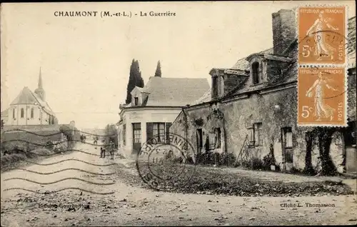 Ak Chaumont Maine et Loire, La Guerriere