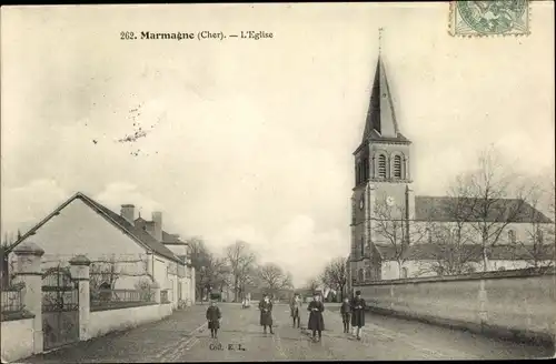 Ak Marmagne Cher, L'Eglise