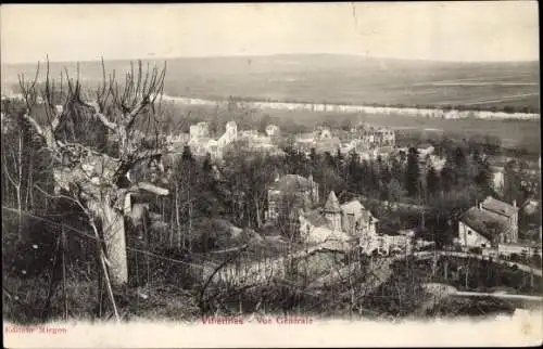 Ak Villennes sur Seine Yvelines, vue générale du lieu