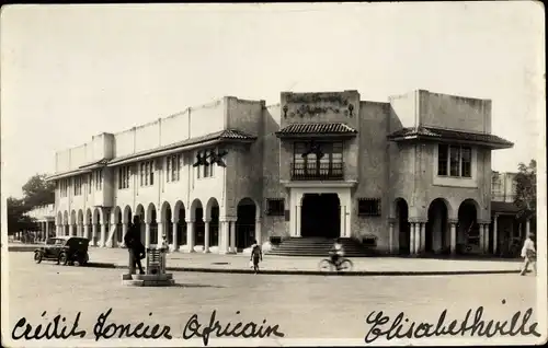 Ak Elisabethville Lubumbashi Zaire, Straßenpartie