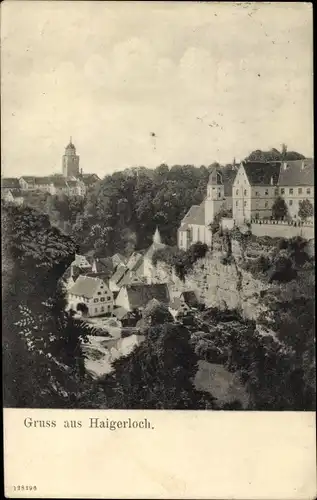 Ak Haigerloch im Zollernalbkreis, Teilansicht